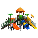 MYTS Mega Palm Kids Playground Set With Slide - Explorer'S Paradise - Laadlee