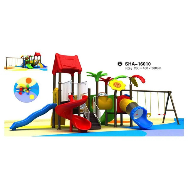 MYTS Mega Kids Playsets With Swings And Slide - Laadlee