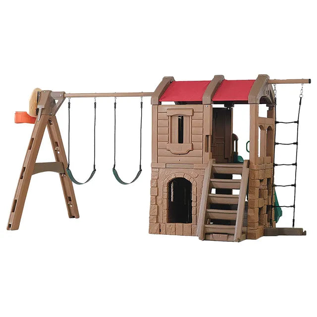 MYTS Kids Pro Slide, Swings, And Climbing Wall - Laadlee