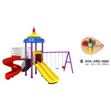 MYTS Mega Play Centre Adventure Kids Swings And Wavy Slide - Laadlee