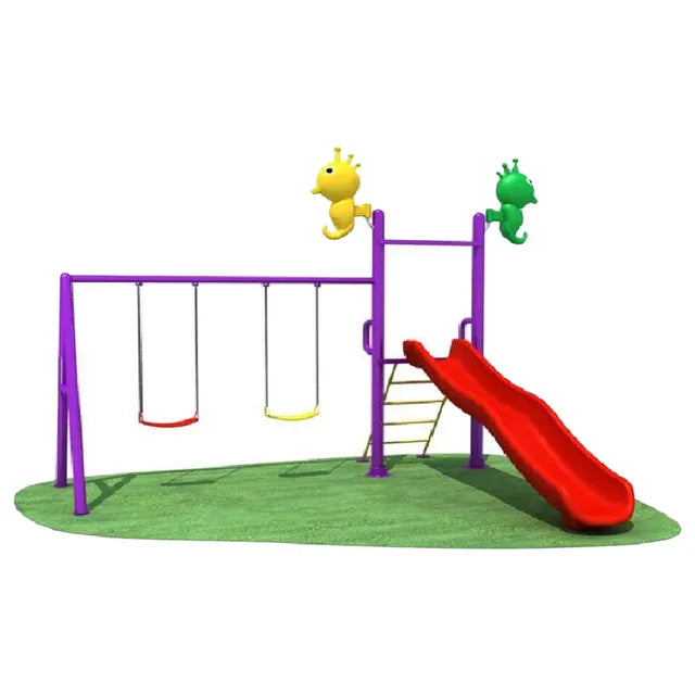 MYTS Pinokiyo Play Haven Mega Kids Slide And Swing - Laadlee