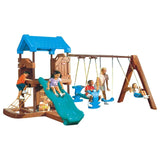 MYTS Adventure Tower Mega Kids Slide And Swings With Playful Platform - Laadlee