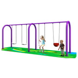 MYTS Mega Swing Spectacular Spring 4 Swing Set For Kids - Laadlee