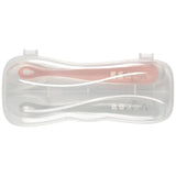 Beaba Silicone Spoon 1st Age Pack of 2 + Box - Old Pink