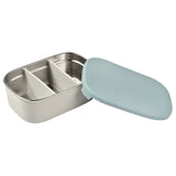 Beaba Stainless Steel Lunch Box - Velvet grey & Baltic blue