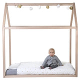 Childhome House Bed Frame 90x200cm - Natural