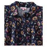 Jelliene All Over Printed Dress - Navy Blue - Laadlee