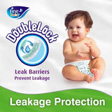 Fine Baby Diapers - Size 4 | Large | 7-14kg | 148pcs - Laadlee