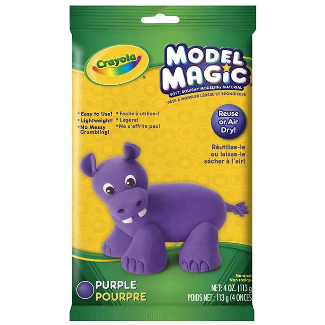 Crayola Model Magic Pouch - Purple (4oz) - Laadlee
