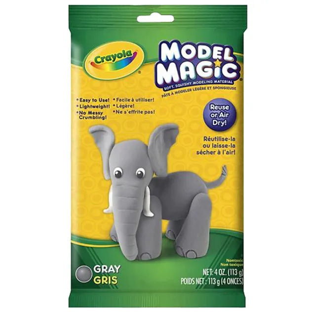 Crayola Model Magic Pouch - Gray (4oz) - Laadlee