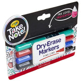 Crayola Low Odor Dry Erase Fine Tip Markers - Pack of 4 - Laadlee
