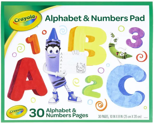 Crayola Beginning ABC Tablet (Book) - Laadlee