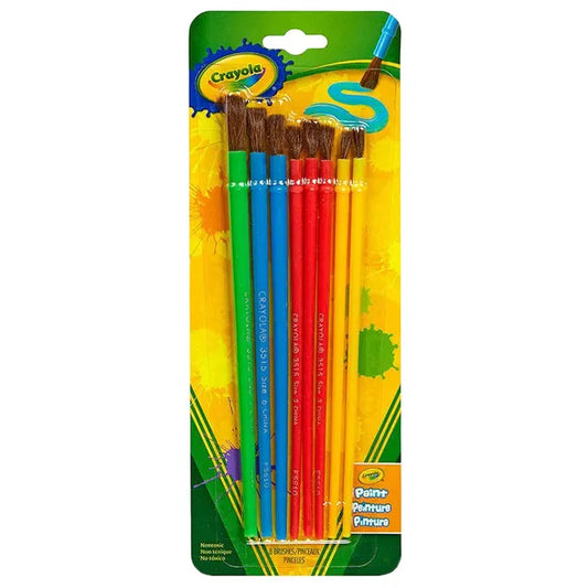 Crayola Art and Craft Brush Set - Blister Pack - Pack of 8