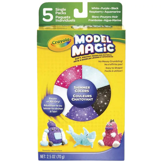 Crayola Model Magic Shimmer Assorted Pack - Pack of 5