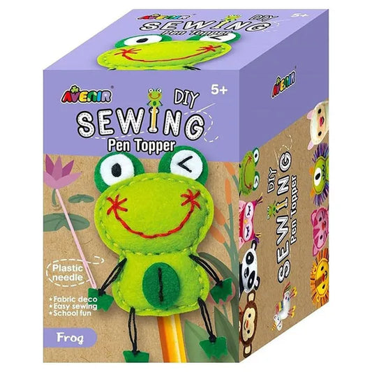 Avenir DIY Pen Topper Friend Sewing Kit - Frog - Laadlee