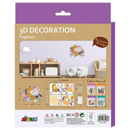 Avenir 3D Decoration Kit - Pegasus - Laadlee