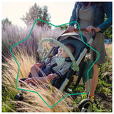 Badabulle Universal Safari and Hanging Crib Arch - Green - Laadlee