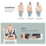 Babymoov Moov & Boost Baby Carrier - Hazelnut