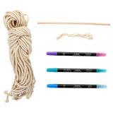 Crayola Signature Ombre Macrame Wall Hanging Kit - Laadlee