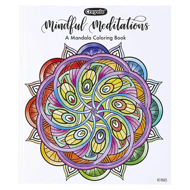 Crayola Coloring Book - Mindful Meditations (40 pages) - Laadlee