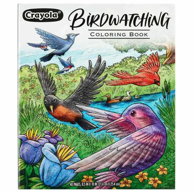 Crayola Bird Watching Coloring Book - 40 Pages - Laadlee