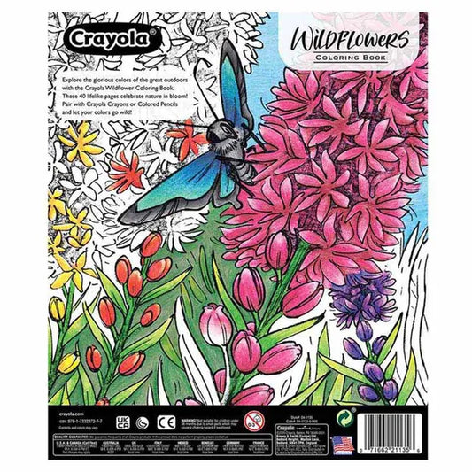 Crayola Wildflowers Coloring Book - 40 Pages