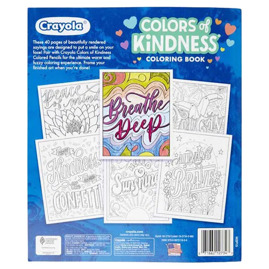 Crayola Colors of Kindness Coloring Book - 40 Pages