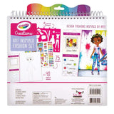 Crayola Creations Art History Fashion Sketch Portfolio - 40 sheets - Laadlee