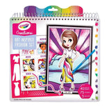 Crayola Creations Art History Fashion Sketch Portfolio - 40 sheets - Laadlee