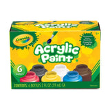 Crayola Acrylic Paint Set - Pack of 6 - Laadlee