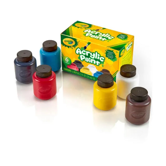 Crayola Acrylic Paint Set  - Pack of 6