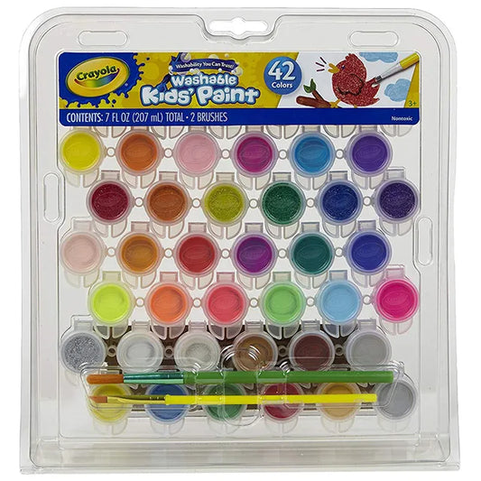 Crayola Kid's Washable Paint Set - Pack of 42