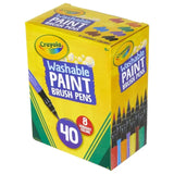 Crayola Washable Paint Brush Pens - Pack of 40 - Laadlee