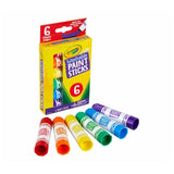 Crayola Washable Paint Sticks Set - Pack of 6 - Laadlee