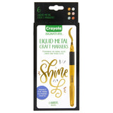 Crayola Signature Metallic Permanent Markers - Pack of 6 - Laadlee