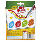 Crayola Wedge Tip Dry-Erase Washable Markers - Pack of 10 - Laadlee