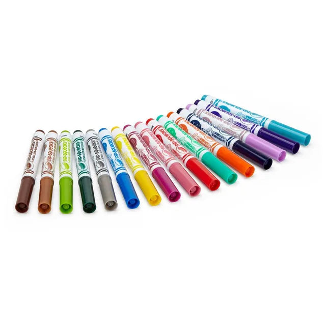 Crayola Washable Pip-Squeaks Skinnies Markers - Pack of 16 - Laadlee