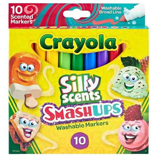 Crayola Silly Scents Broad Line Washable Markers - Pack of 10