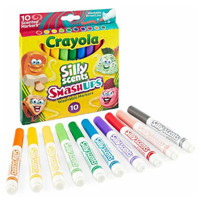 Crayola Silly Scents Broad Line Washable Markers - Pack of 10