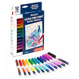 Crayola Ultra-Fine Point Doodle Markers - Pack of 12 - Laadlee