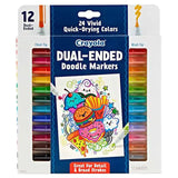 Crayola Dual-Ended Doodle Markers Pack of 12 - Laadlee