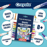 Crayola Color Change Doodle Markers - Pack of 8 - Laadlee