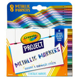 Crayola Project Metallic Markers - Pack of 8 - Laadlee