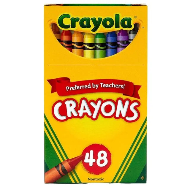 Crayola Non-Peggable Crayons - Pack of 48 - Laadlee
