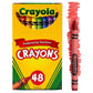Crayola Non-Peggable Crayons - Pack of 48