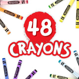 Crayola Non-Peggable Crayons - Pack of 48 - Laadlee