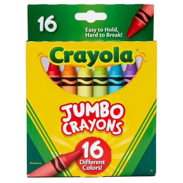 Crayola Jumbo Crayons - Pack of 16 - Laadlee