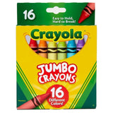 Crayola Jumbo Crayons - Pack of 16 - Laadlee