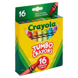 Crayola Jumbo Crayons - Pack of 16 - Laadlee