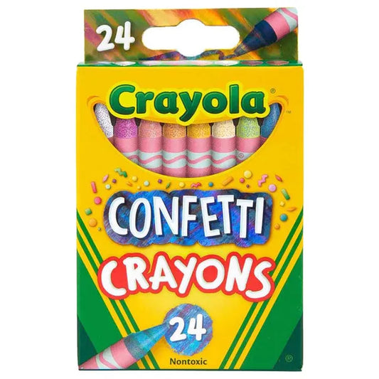 Crayola Confetti Crayons - Pack of 24